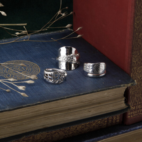 silver spoon rings