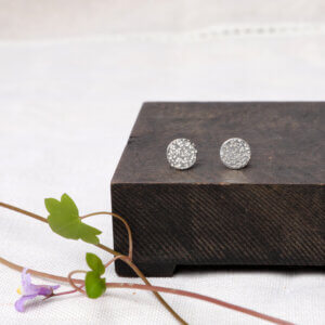 Grace collection small round stud earrings