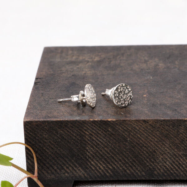 Grace collection small round stud earrings