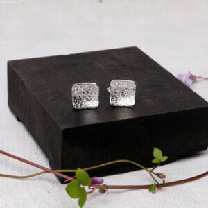 Grace collection square stud earrings