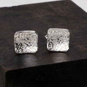 Grace collection square stud earrings