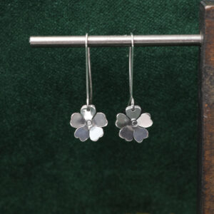 Primrose flower drop earrings